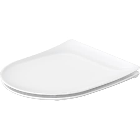 Duravit Soleil By Starck Toilet Seat White High Gloss 15 1/8 X17 1/2 X1 7/8  - 0026410000
